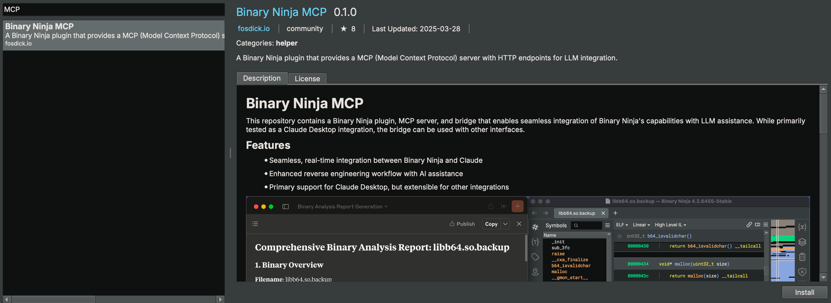 Plugin Manager Listing