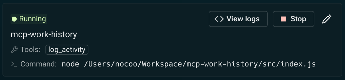 Warp MCP Work History Integration