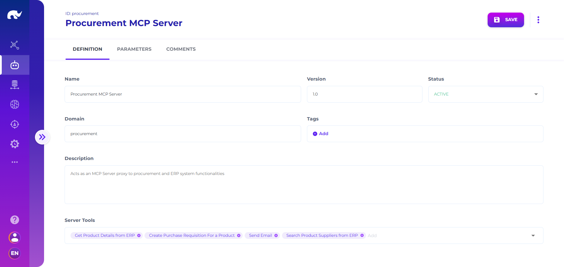 MCP Servr Configuration