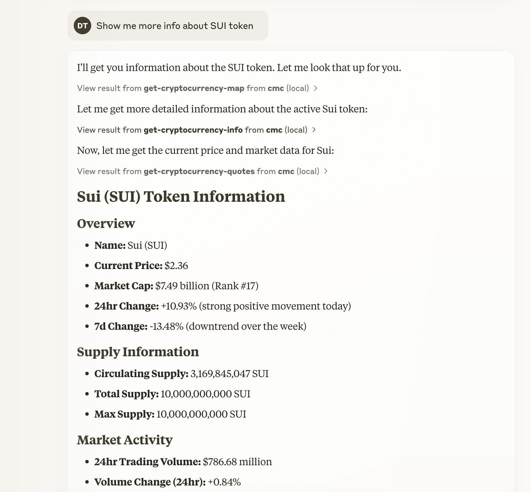 Cryptocurrency Metadata